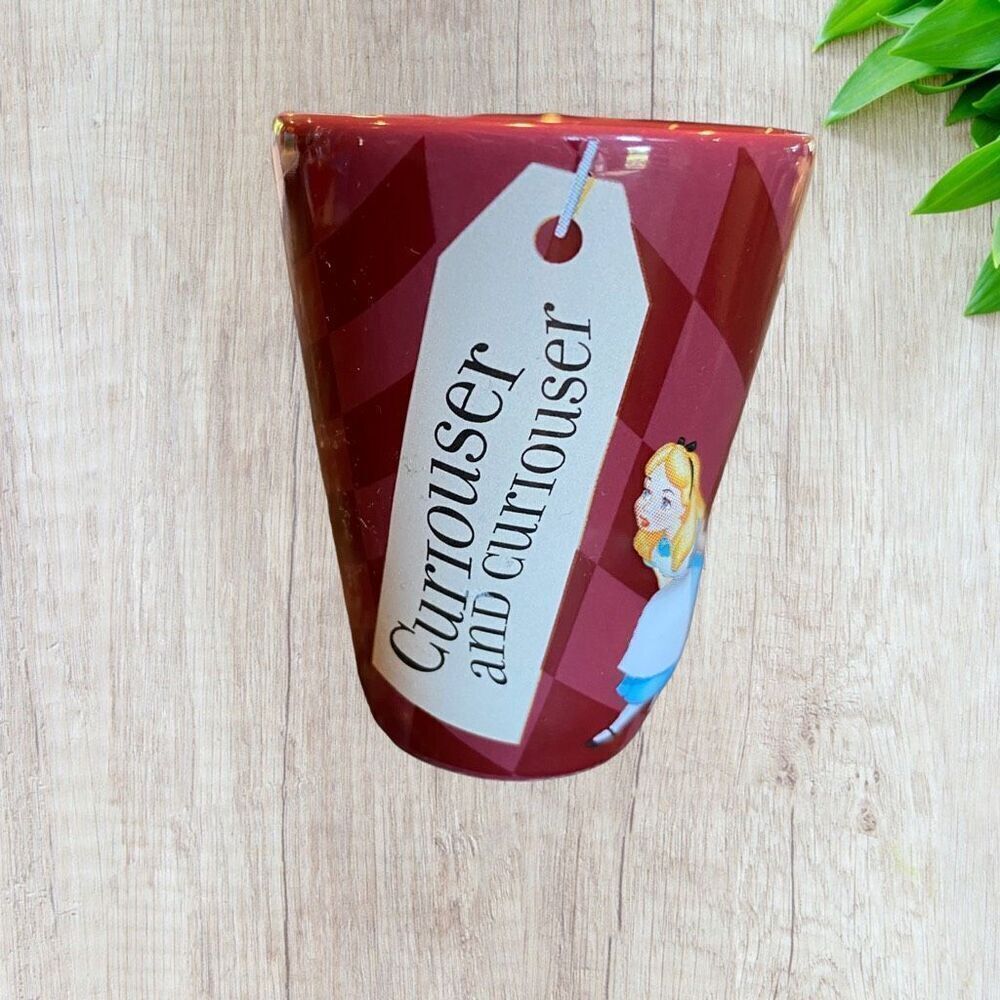 Disney Alice in Wonderland Shot Glass Curiouser - Picture 2 of 10